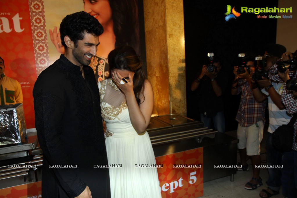 Aditya Roy Kapur and Parineeti Chopra at Daawat-e-Ishq Trailer Launch