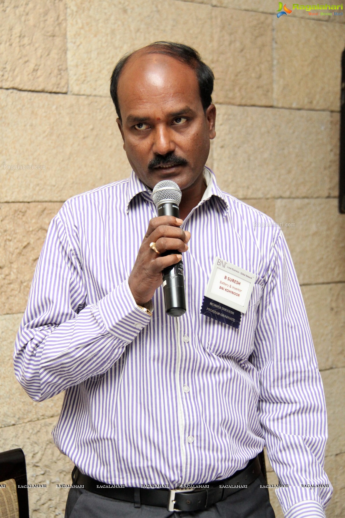 BNI Kohinoor Meet (July 30, 2014) at Fortune Vallabha, Hyderabad