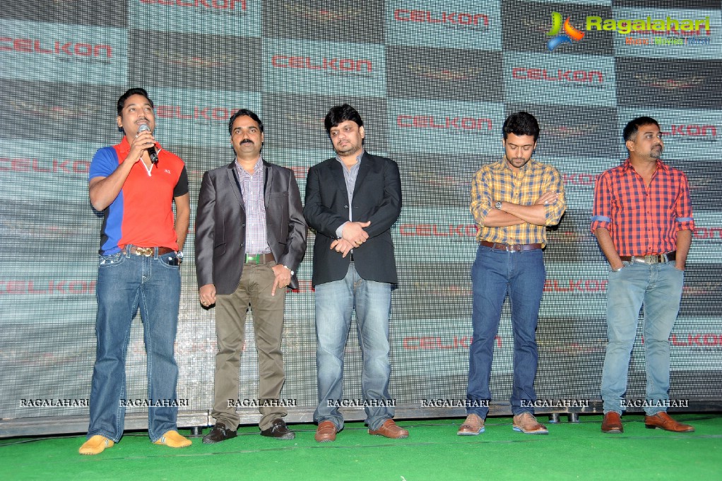 Suriya launches Celkon Campus Evoke A43 in Hyderabad