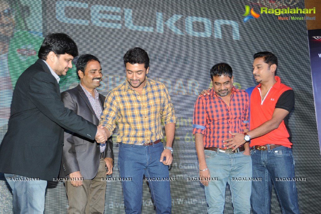 Suriya launches Celkon Campus Evoke A43 in Hyderabad