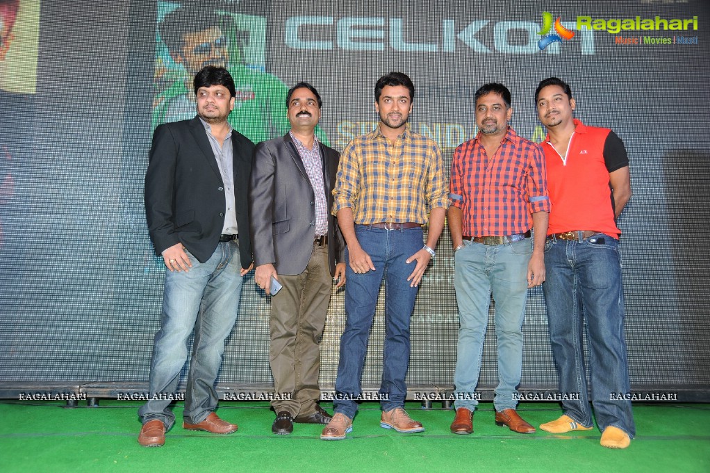 Suriya launches Celkon Campus Evoke A43 in Hyderabad