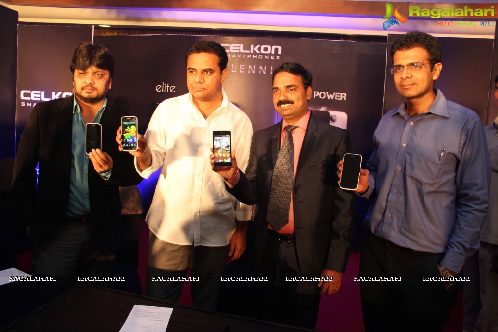 KTR launches Celkon Millennium Series Smartphones