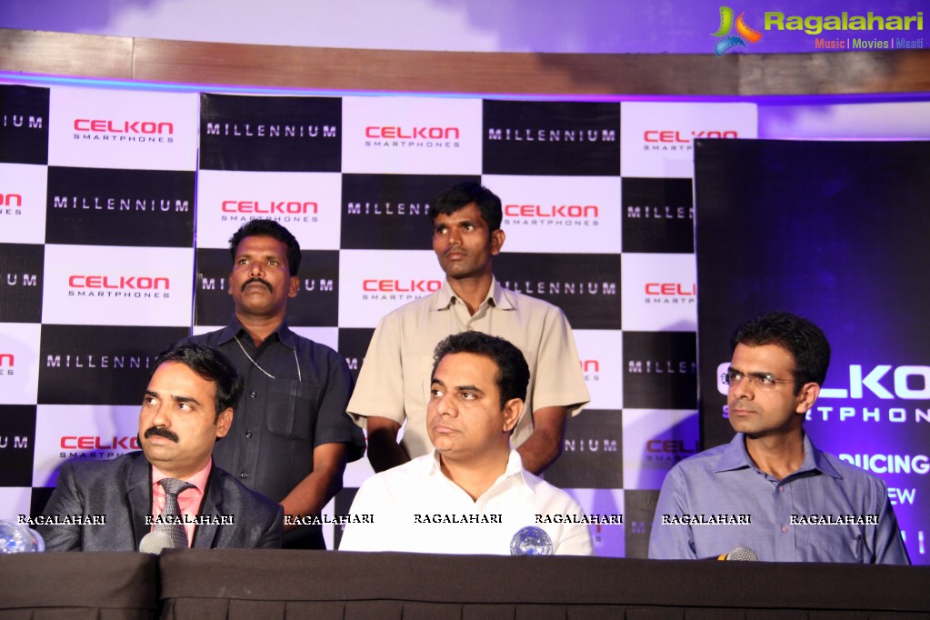 KTR launches Celkon Millennium Series Smartphones