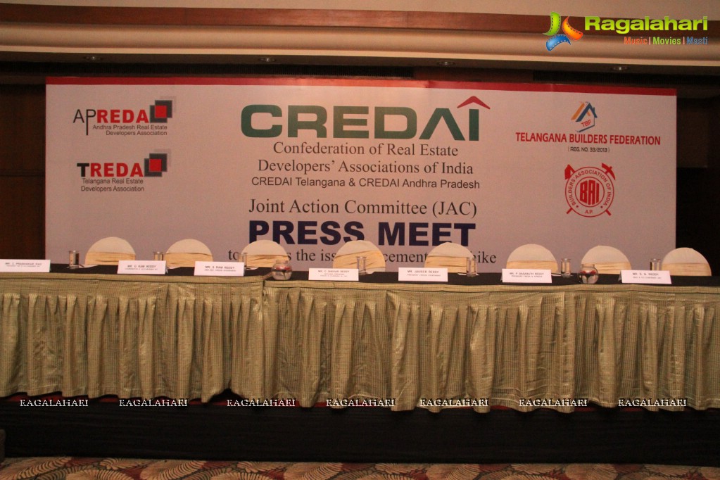 CREDAI Press Meet, Hyderabad