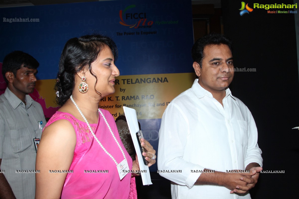 YFLO and FLO's Interactive Session with Mr. KT Rama Rao