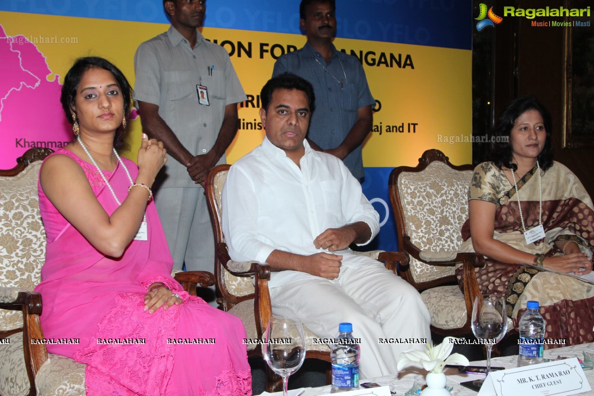 YFLO and FLO's Interactive Session with Mr. KT Rama Rao