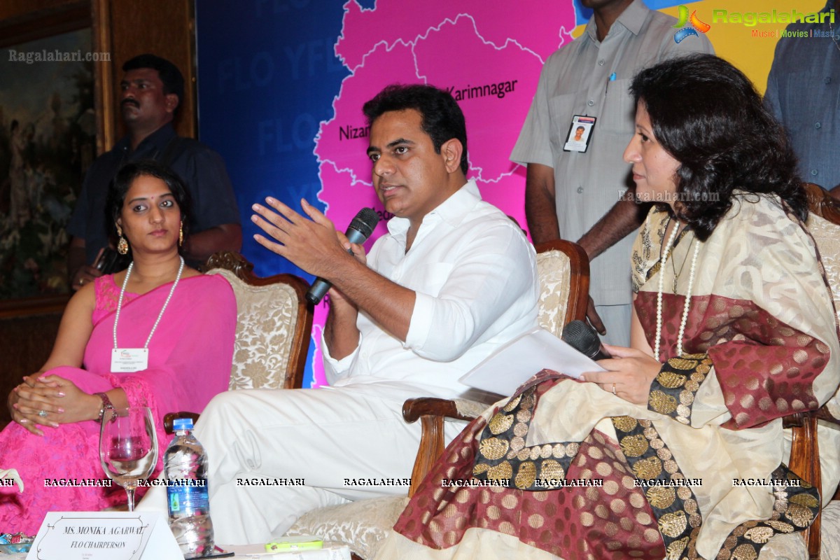 YFLO and FLO's Interactive Session with Mr. KT Rama Rao