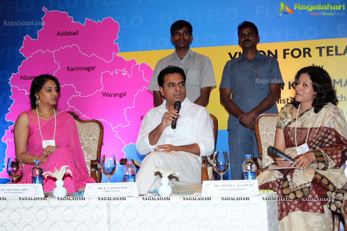 YFLO and FLO's Interactive Session with Mr. KT Rama Rao