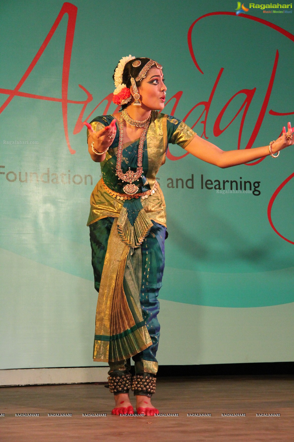 Bharatanatyam by Akhila Kovvuri at Telugu University Auditorium, Hyderabad 