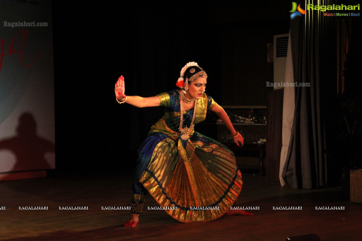 Bharatanatyam by Akhila Kovvuri at Telugu University Auditorium, Hyderabad 