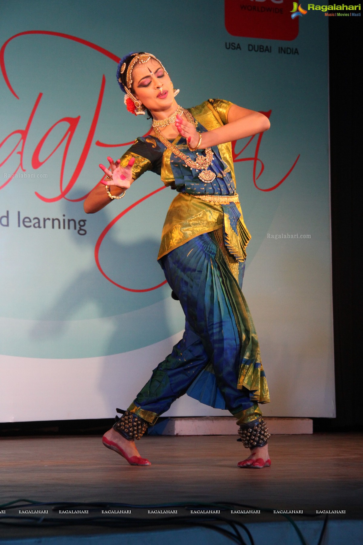 Bharatanatyam by Akhila Kovvuri at Telugu University Auditorium, Hyderabad 