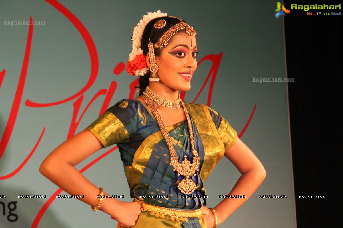 Bharatanatyam by Akhila Kovvuri at Telugu University Auditorium, Hyderabad 