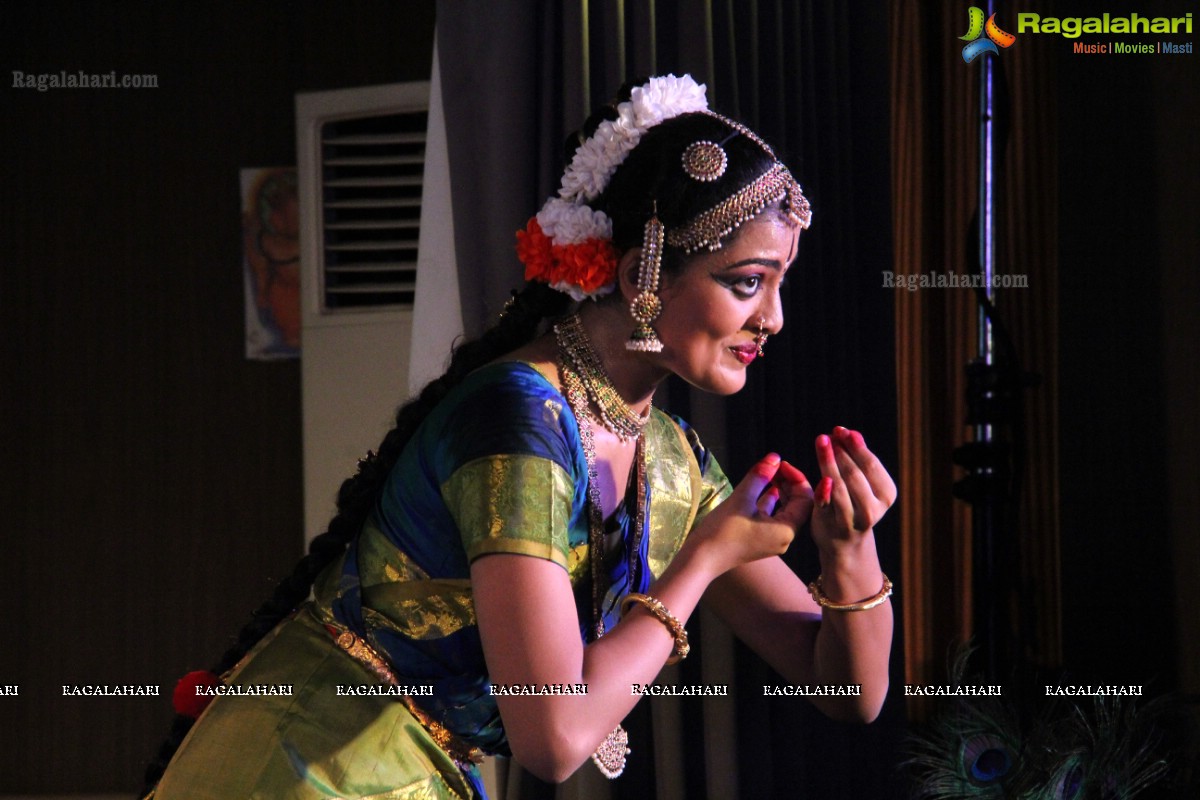 Bharatanatyam by Akhila Kovvuri at Telugu University Auditorium, Hyderabad 