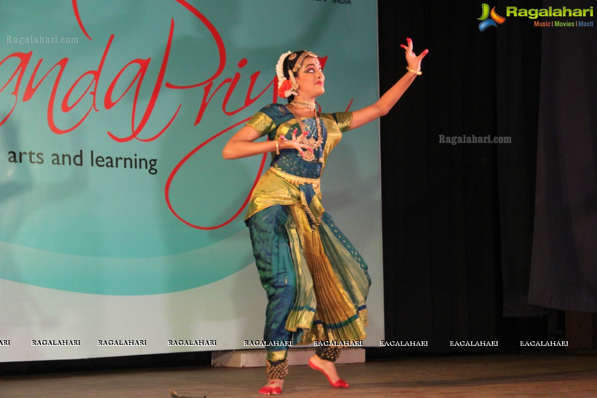 Bharatanatyam by Akhila Kovvuri at Telugu University Auditorium, Hyderabad 