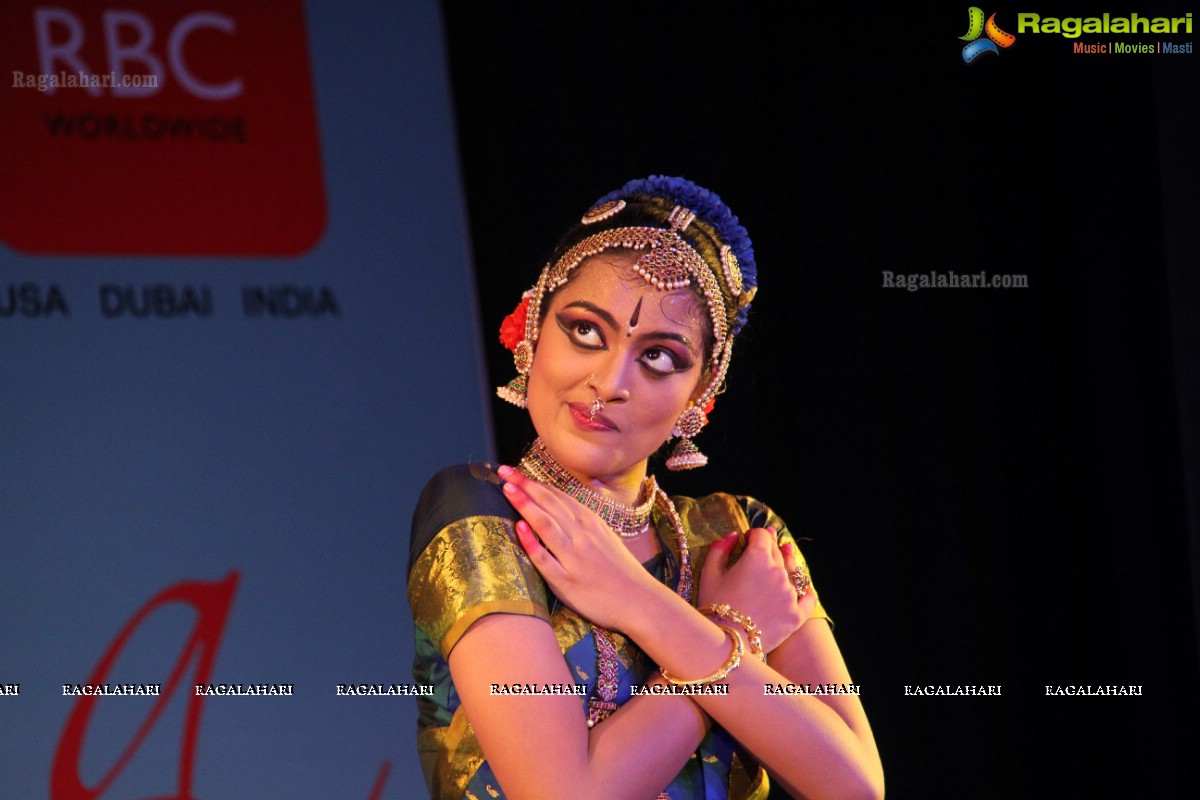 Bharatanatyam by Akhila Kovvuri at Telugu University Auditorium, Hyderabad 