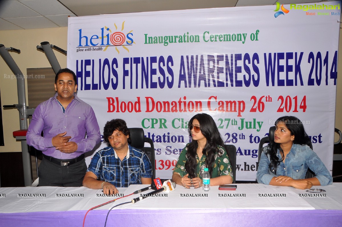 Helios Fitness Awareness and Blood Donation Camp 2014