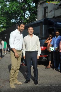 John Abraham Football Hangout