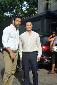 John Abraham Football Hangout