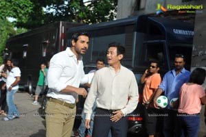 John Abraham Football Hangout