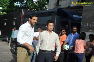 John Abraham Football Hangout