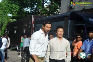 John Abraham Football Hangout