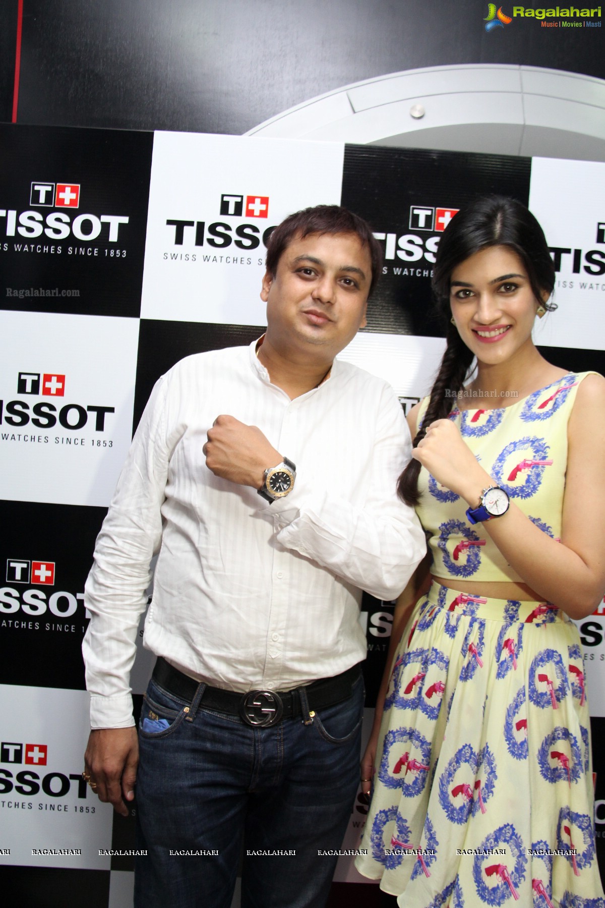 Kriti Sanon launches Tissot Quickster Football at Tissot Boutique, Hyderabad