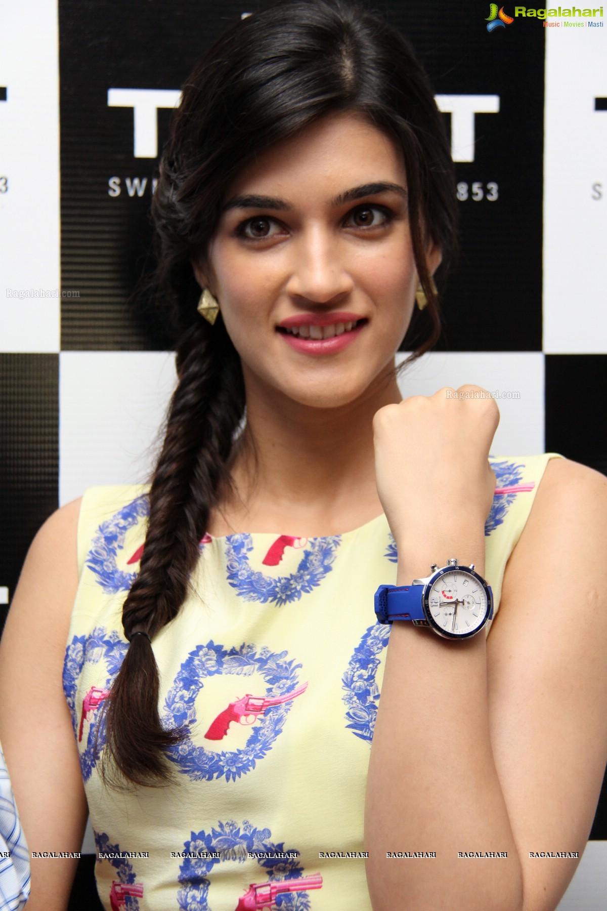 Kriti Sanon launches Tissot Quickster Football at Tissot Boutique, Hyderabad