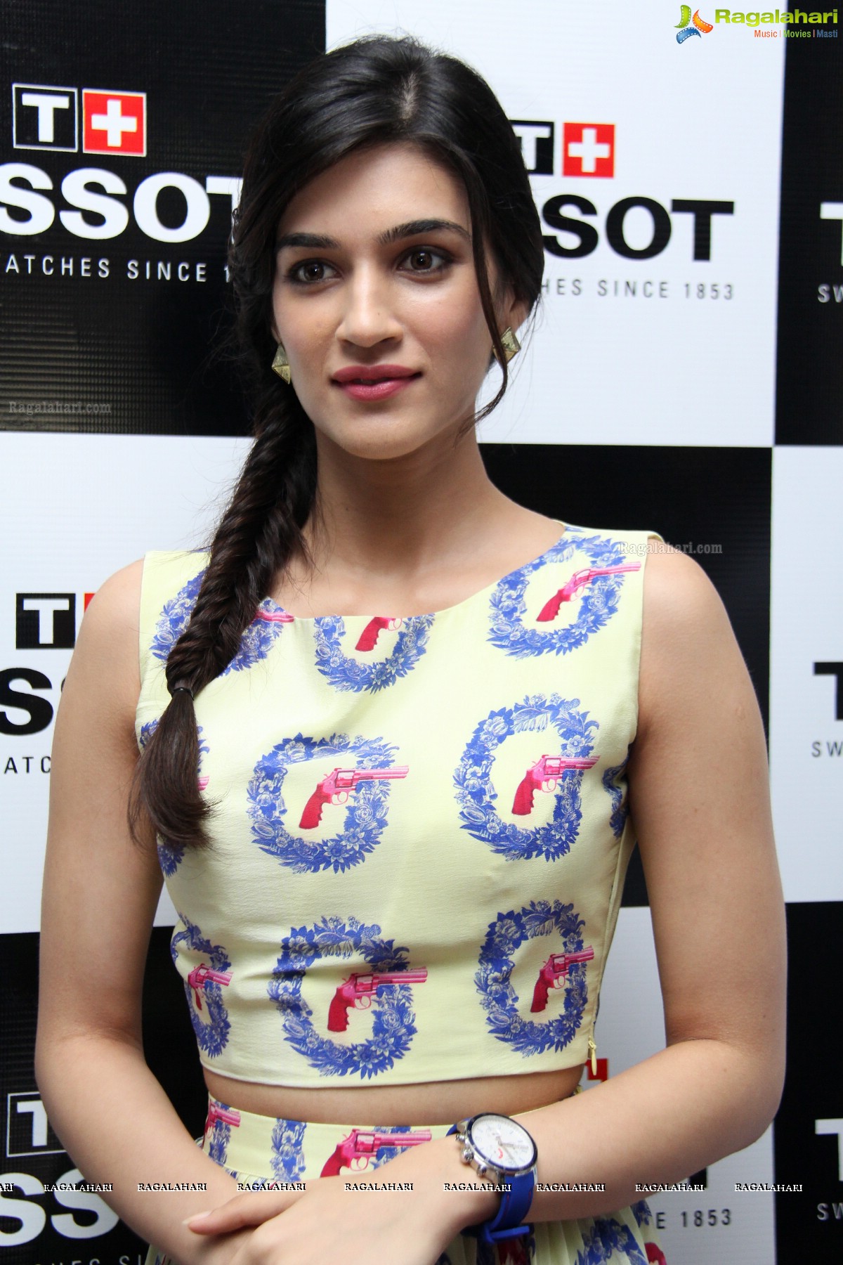 Kriti Sanon launches Tissot Quickster Football at Tissot Boutique, Hyderabad