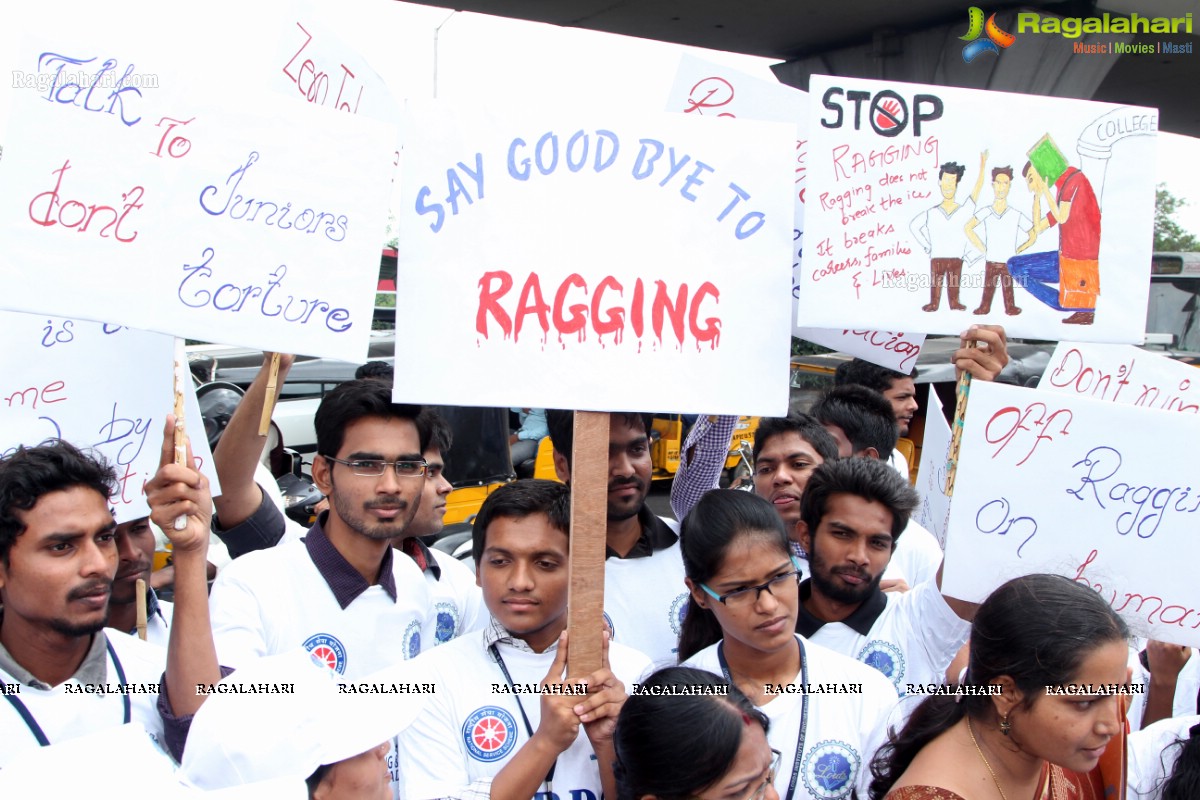 'Lets Say No To Ragging' - An Anti-Ragging Walkathon & Signature Campaign