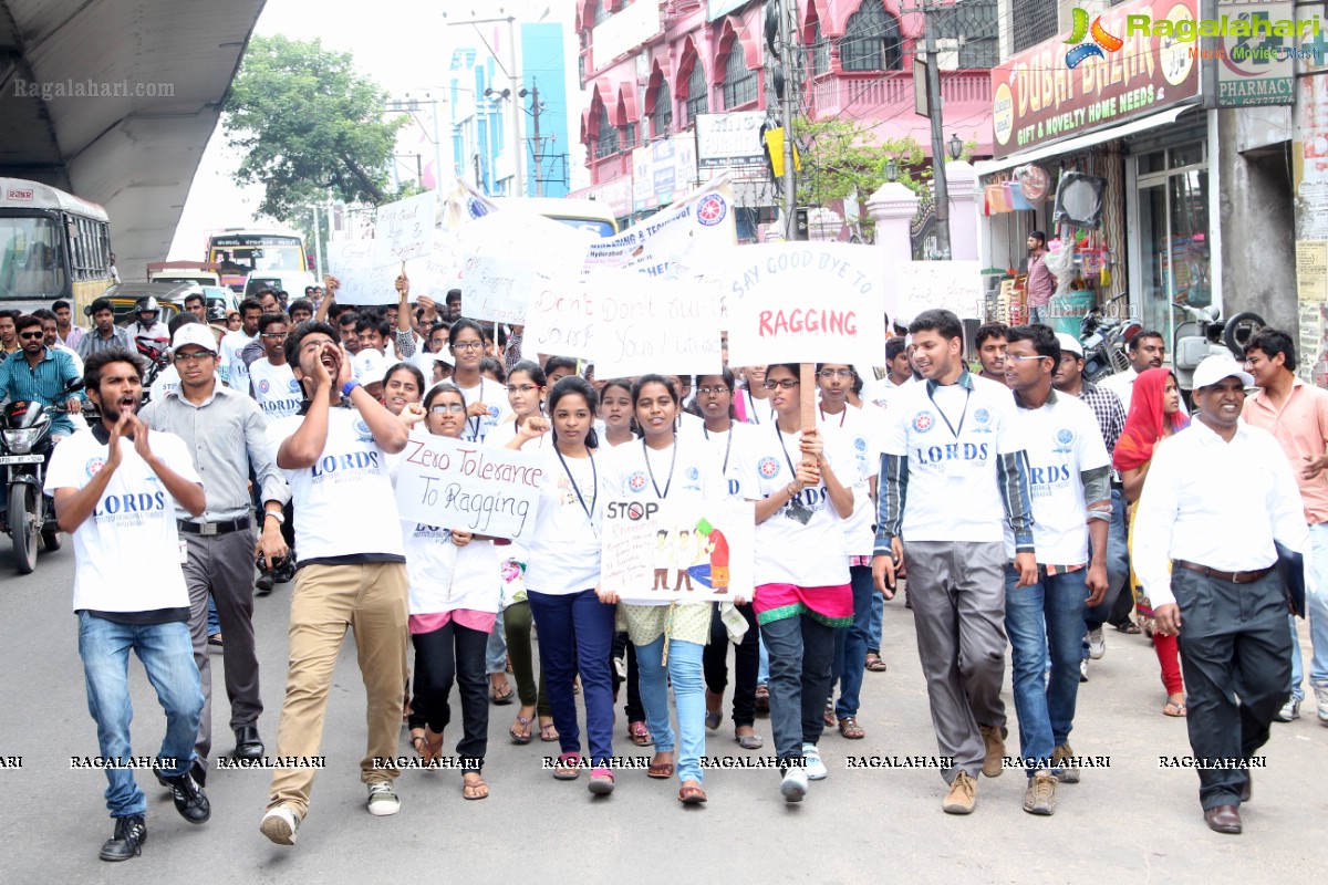 'Lets Say No To Ragging' - An Anti-Ragging Walkathon & Signature Campaign