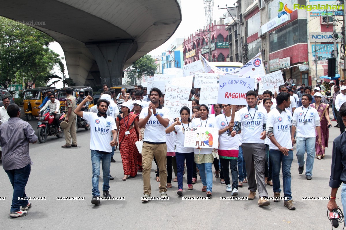 'Lets Say No To Ragging' - An Anti-Ragging Walkathon & Signature Campaign