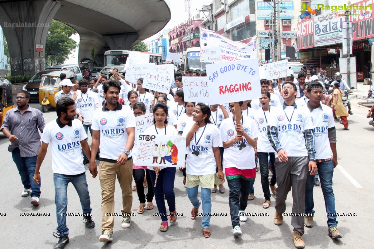 'Lets Say No To Ragging' - An Anti-Ragging Walkathon & Signature Campaign