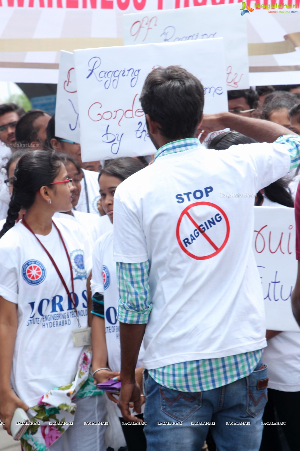 'Lets Say No To Ragging' - An Anti-Ragging Walkathon & Signature Campaign