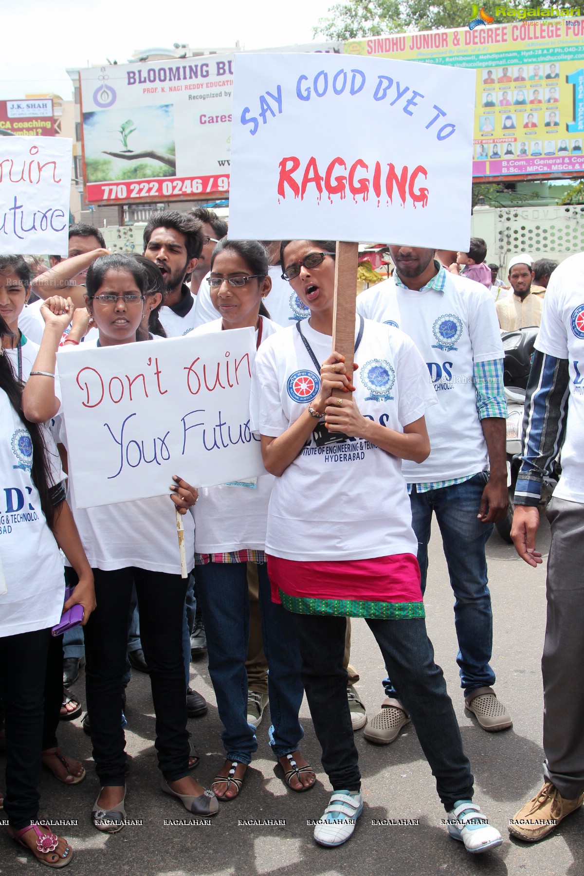 'Lets Say No To Ragging' - An Anti-Ragging Walkathon & Signature Campaign