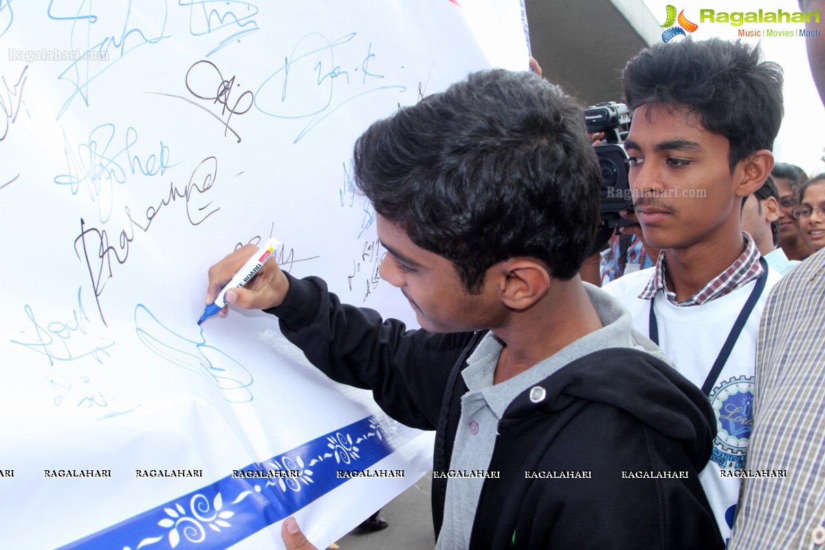 'Lets Say No To Ragging' - An Anti-Ragging Walkathon & Signature Campaign