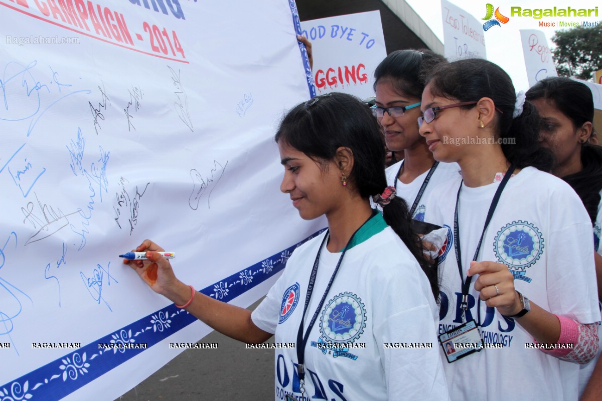 'Lets Say No To Ragging' - An Anti-Ragging Walkathon & Signature Campaign