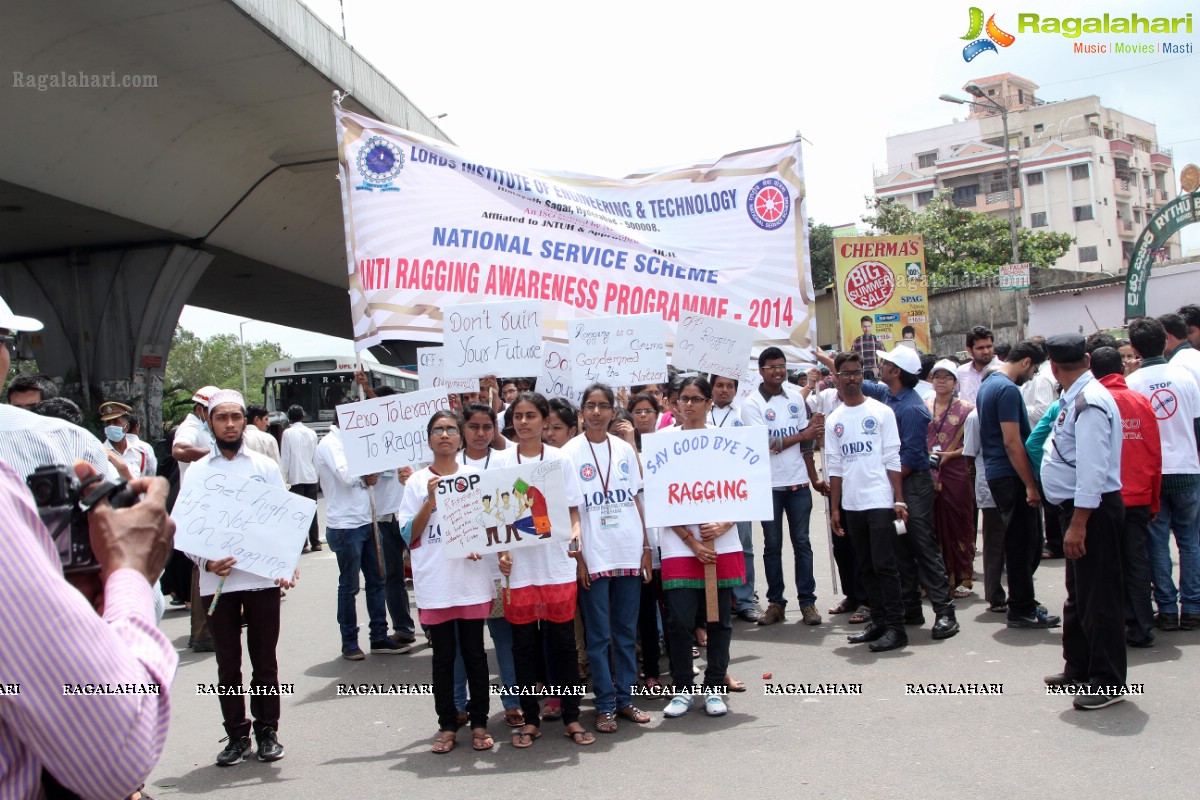 'Lets Say No To Ragging' - An Anti-Ragging Walkathon & Signature Campaign