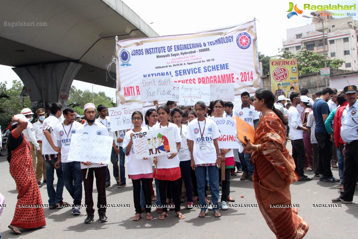 'Lets Say No To Ragging' - An Anti-Ragging Walkathon & Signature Campaign