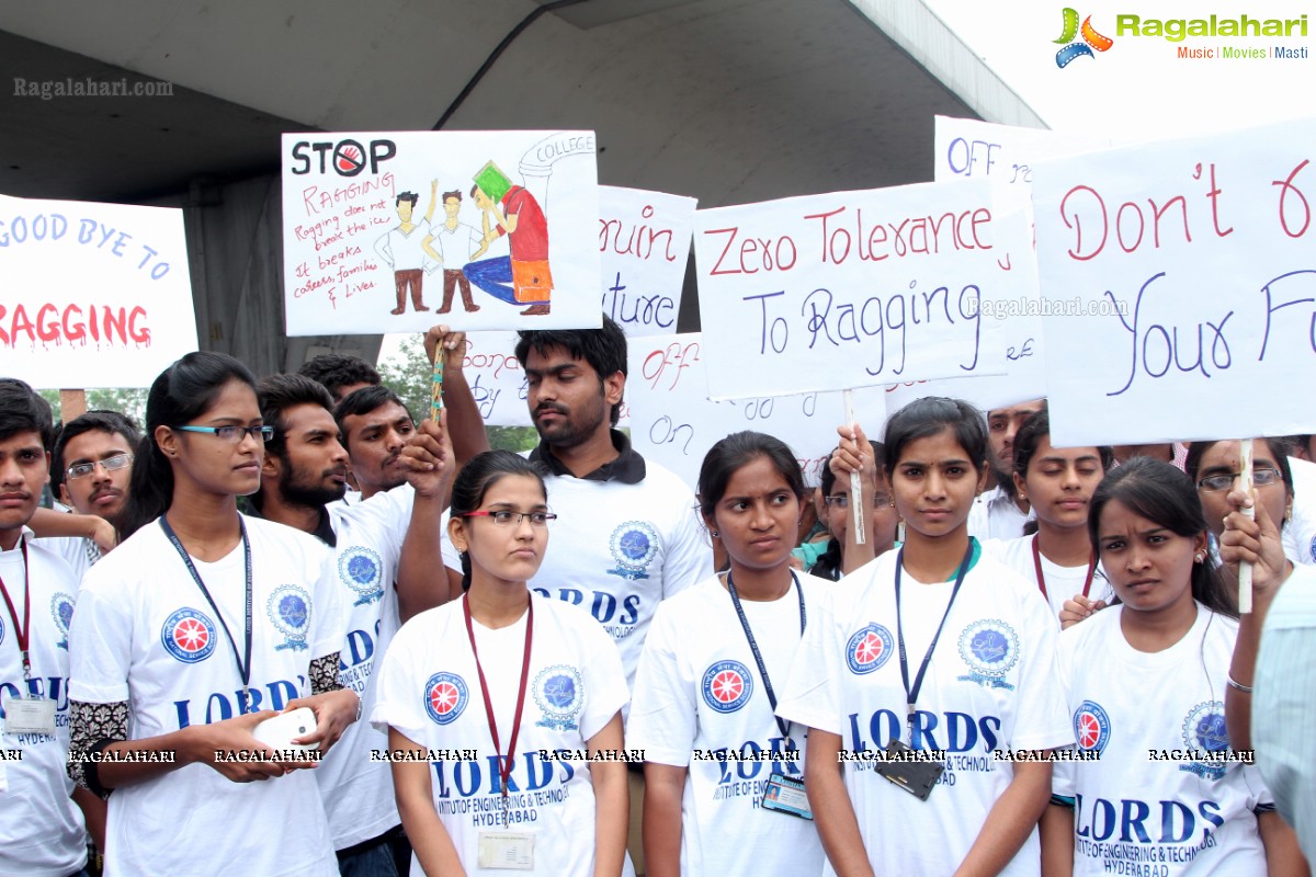 'Lets Say No To Ragging' - An Anti-Ragging Walkathon & Signature Campaign