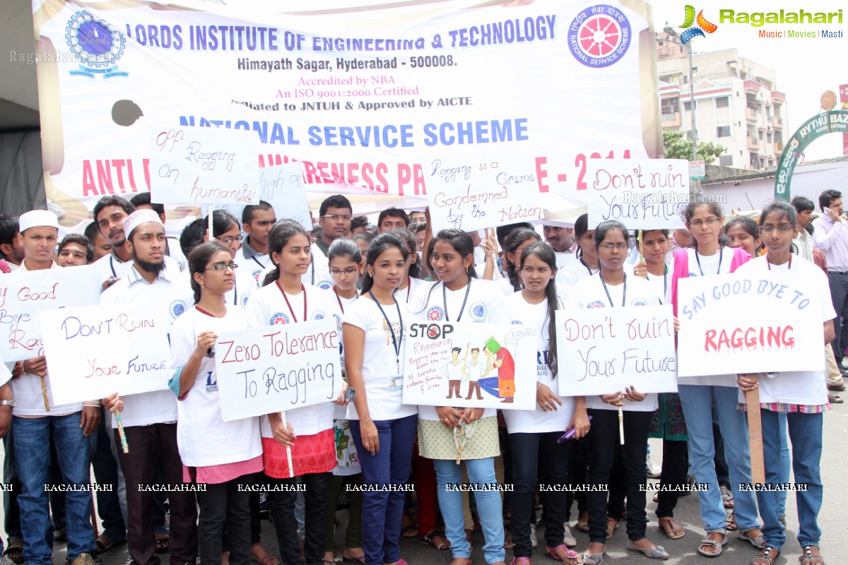 'Lets Say No To Ragging' - An Anti-Ragging Walkathon & Signature Campaign