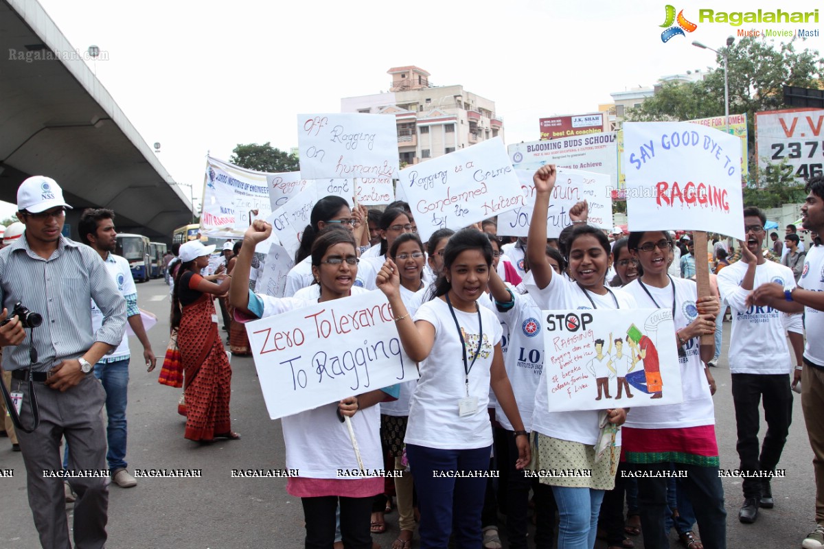 'Lets Say No To Ragging' - An Anti-Ragging Walkathon & Signature Campaign