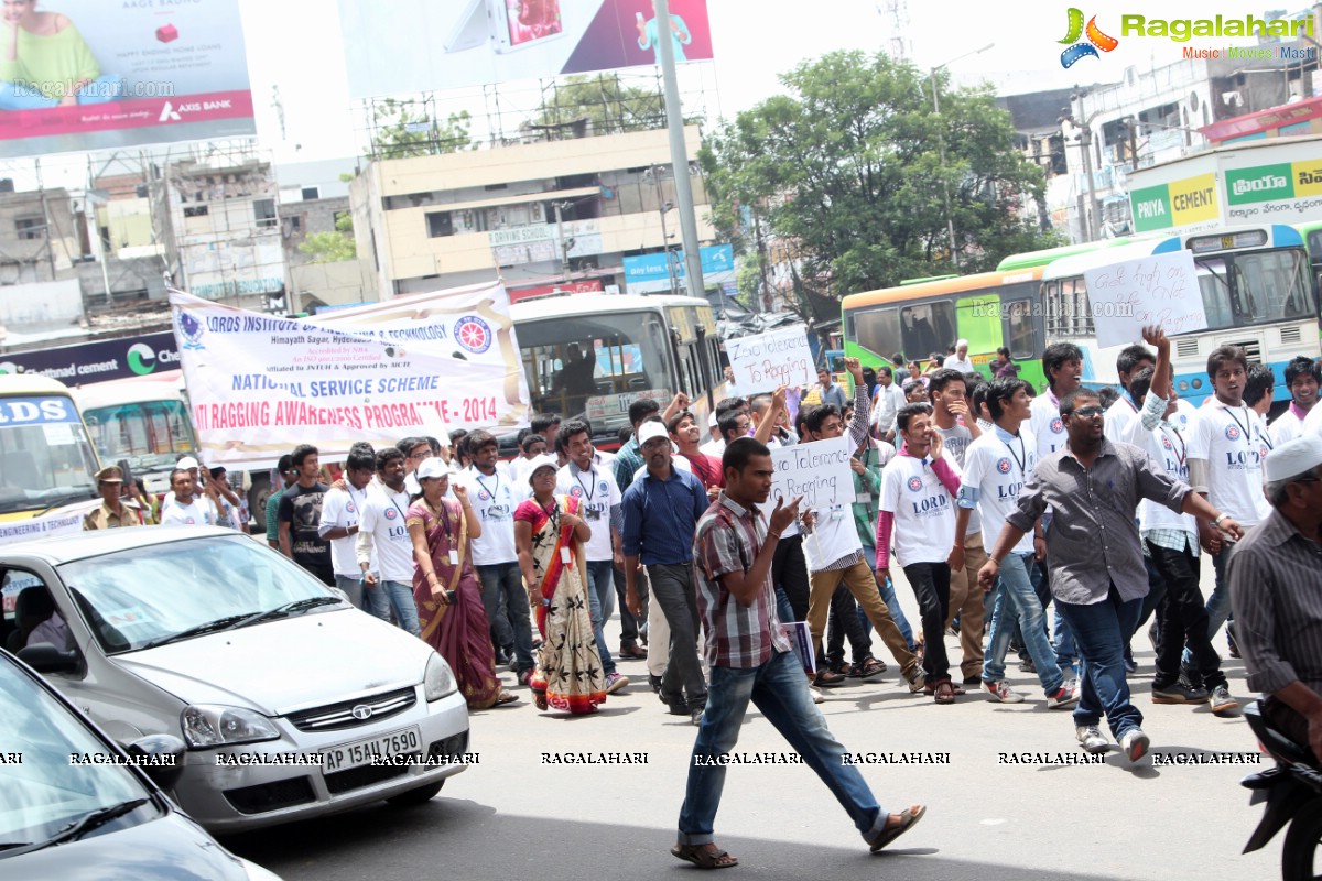 'Lets Say No To Ragging' - An Anti-Ragging Walkathon & Signature Campaign