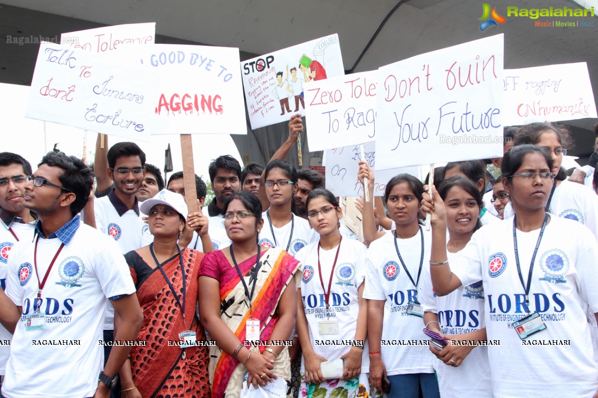 'Lets Say No To Ragging' - An Anti-Ragging Walkathon & Signature Campaign