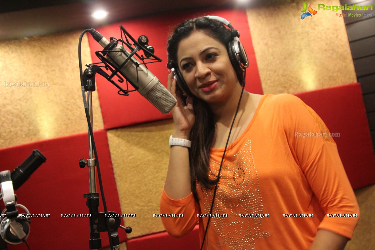 Star Voice of Pink at the Panache Studio, Hyderabad