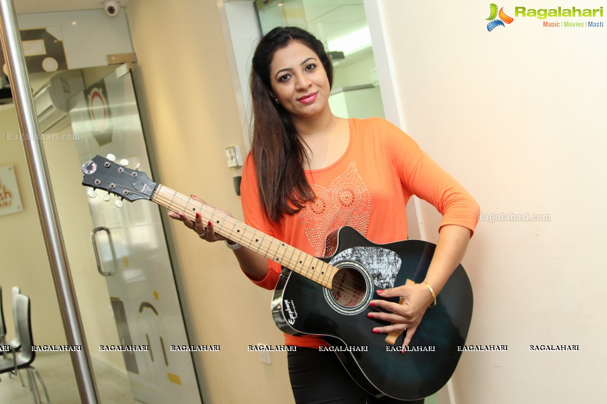 Star Voice of Pink at the Panache Studio, Hyderabad