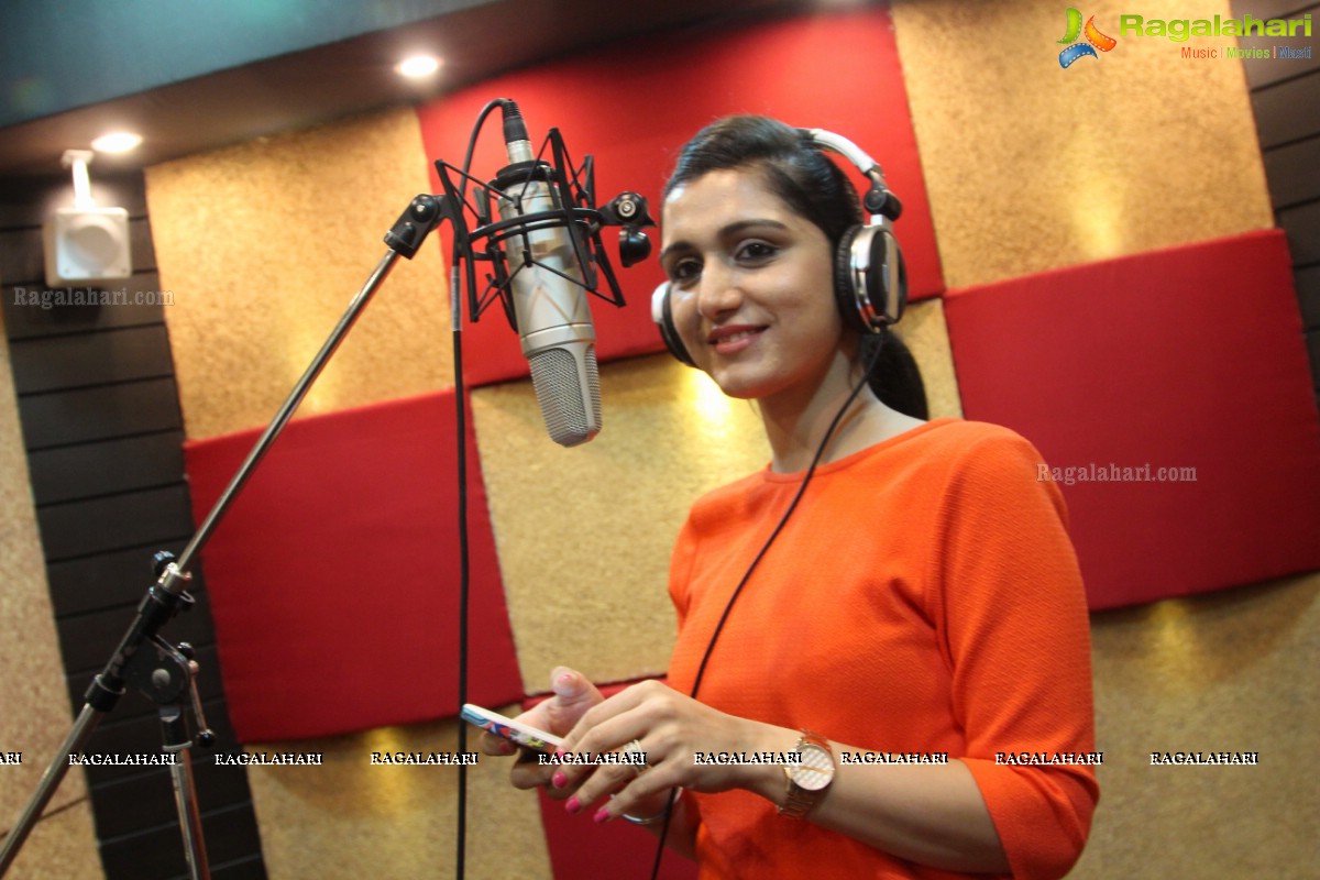 Star Voice of Pink at the Panache Studio, Hyderabad