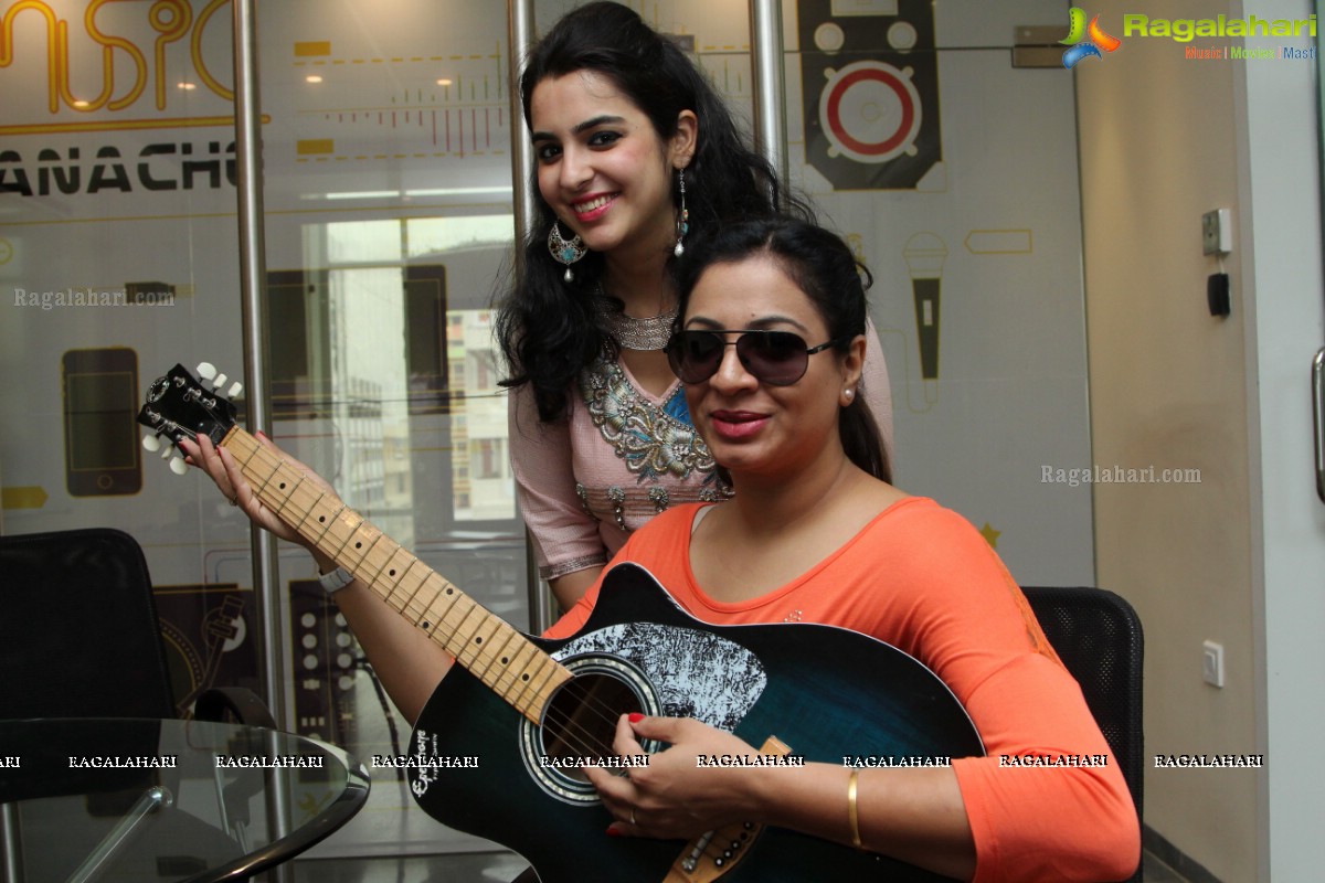 Star Voice of Pink at the Panache Studio, Hyderabad