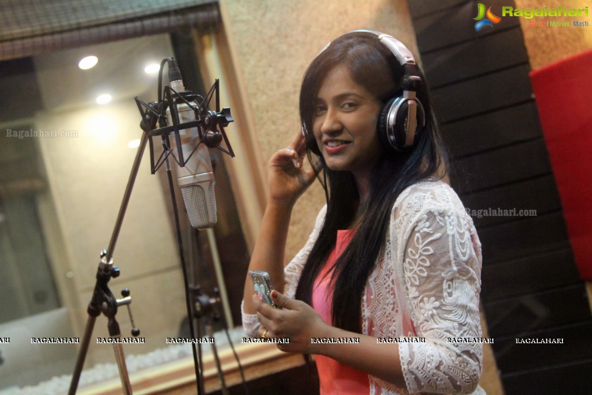 Star Voice of Pink at the Panache Studio, Hyderabad