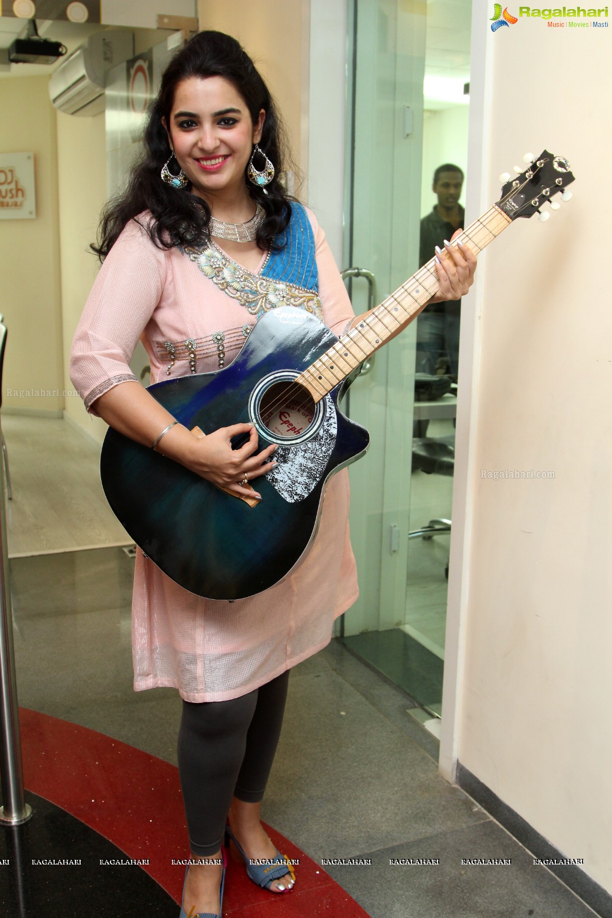 Star Voice of Pink at the Panache Studio, Hyderabad