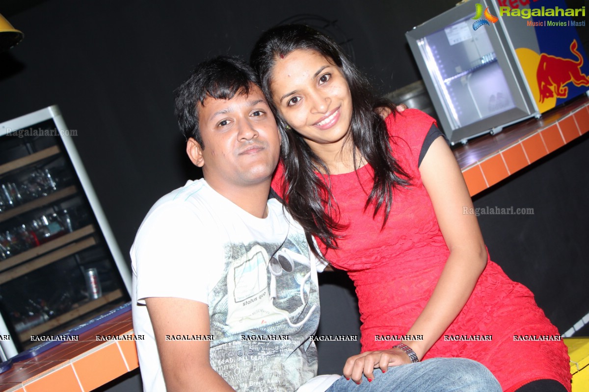 Pre Wedding Bash of Rohit and Prathi at Mosh Pit, Hyderabad